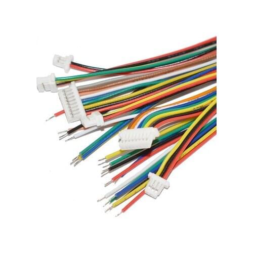 SH 1.0 JST Wire Cable Connector DIY 2/3/4/5/6/7/8/9/10 Pin Electronic Line Single/Double Connect Terminal Plug 28AWG 10/15/20cm