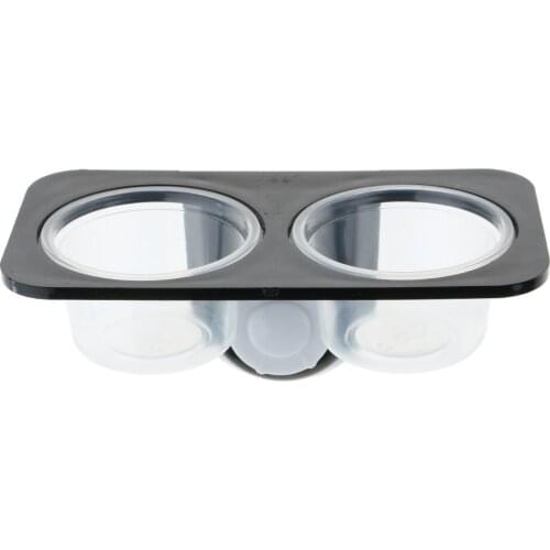 Reptiles & Amphibians Lizard Gecko Suction Cup Feed Bowls Food Container with Bowl for Reptile Food and Water Feeding