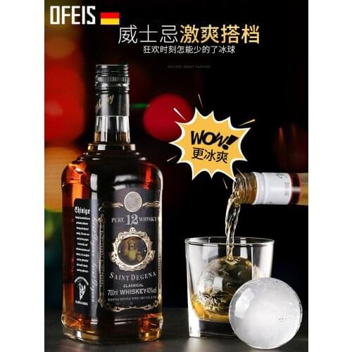 OFEIS Silicone Ice Hockey Mold Large Round Ice Cover Creative DIY Whisky Home Ice Molds