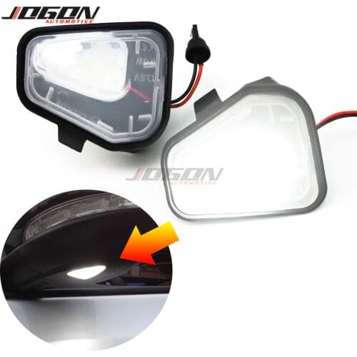 LED Side Wing Mirror Rearview Puddle Light Welcome Courtesy Lamp For Volkswagen VW Passat B7 CC Scirocco Jetta MK6 EOS Beetle R