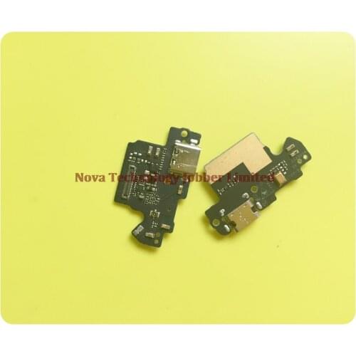 Wyieno For ZTE Axon 9 Charger Port Board USB Charging Connector Flex Cable Microphone Mic Plug Replacement Parts + Tracking