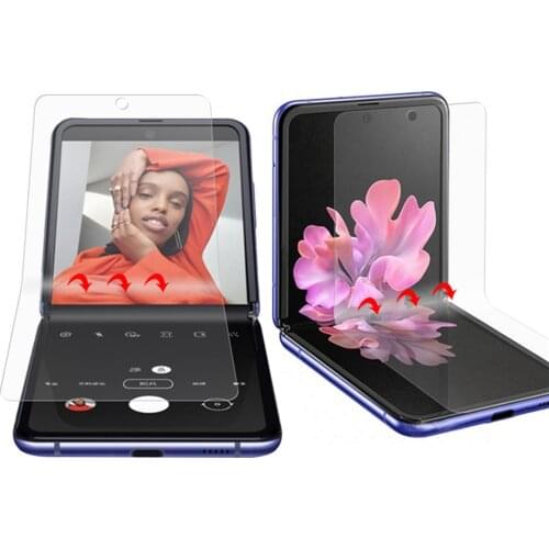 Front Back Protective Film for Samsung Galaxy Z Flip Fold Phone Accessories HD Hydrating Screen Protector