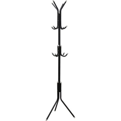 Iron Clothes Rack Coat Stand Tree Jacket Holder Hanger Tree Branch Hat Rack 12 Hooks Clothes Organizing Rack for Home Bedroom