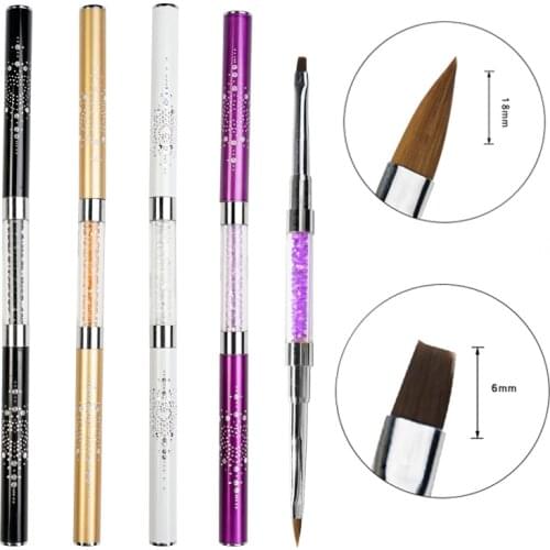 1PC Professional Manicure UV Gel Brush Pen Gold,White,Black Acrylic Liner Nail Art Painting Drawing Brush Phototherapy Tools