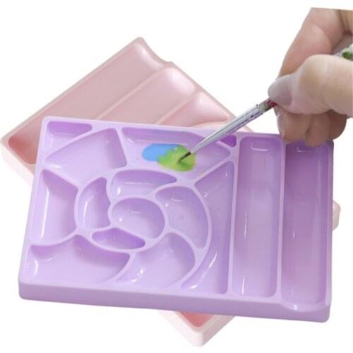 14 Grids Nail Color Paint Palette Holder Acrylic Gel Polish Drawing Color Mixing Dish DIY Display Tools