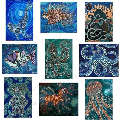 5D DIY Diamond Painting Animals Diamond Embroidery Painting Cross Stitch Rhinestone Home Decoration needlework