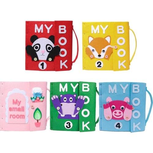 Diy Quiet Soft Cloth Book For Baby Kids Infant Educational Development Activity Books
