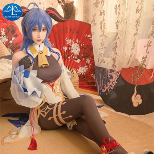 Game Genshin Impact Cosplay GANYU Cosplay Costume Genshin Impact GANYU Costume Halloween Custom Made Women Dress