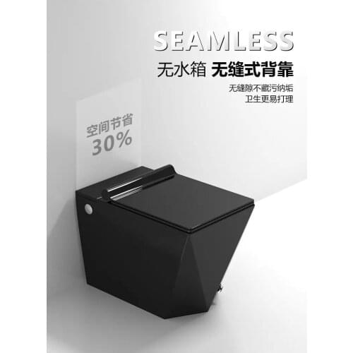 Small household type 58CM black water tank pulse creative color toilet toilet home bathroom bathroom