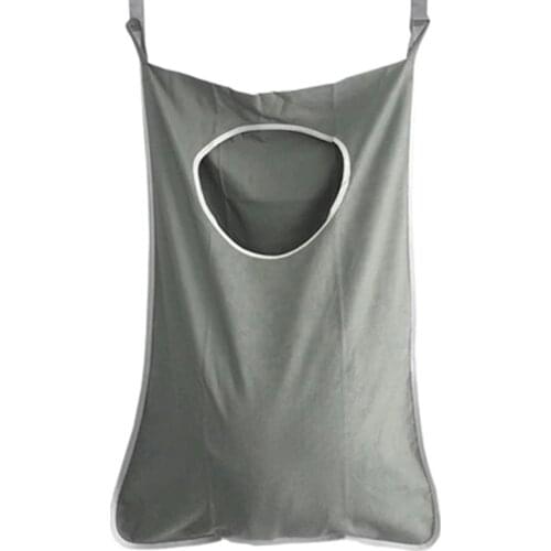 Door Hanging Laundry Bags For Dirty Clothes Washing Machines Wall Mounted Bathroom Storage Bag Hanging Laundry Hamper With Hooks