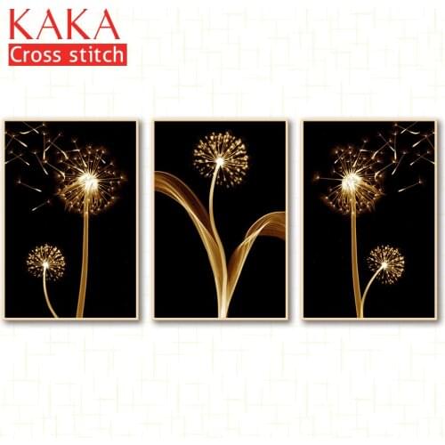 Cross stitch kits,Embroidery needlework sets with printed pattern,11CT-canvas for Home Decor Painting,Flowers Full NCKF250