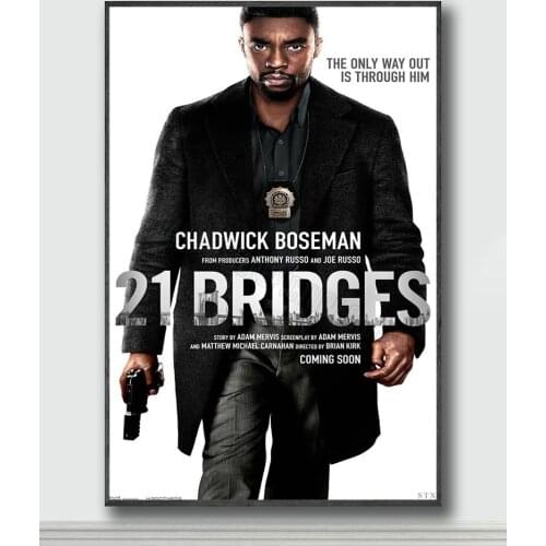 NJ196 21 Bridges Movie 2 Silk Posters and Prints wall art Art Poster Home Decor