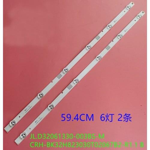 New 6LED 595mm LED backlight strip for LED32N2000 LED32EC350A JL.D32061330-003BS-M JL.D32061330-003BS-W
