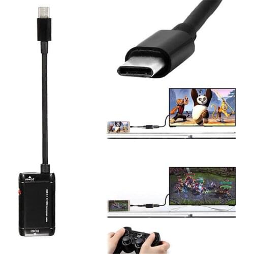 USB 3.1 Cable HDMI Adapter USB-C Type C To HDMI Adapters For Android Phone Tablet HDTV USB 3.1 Type C To HDMI Adapter