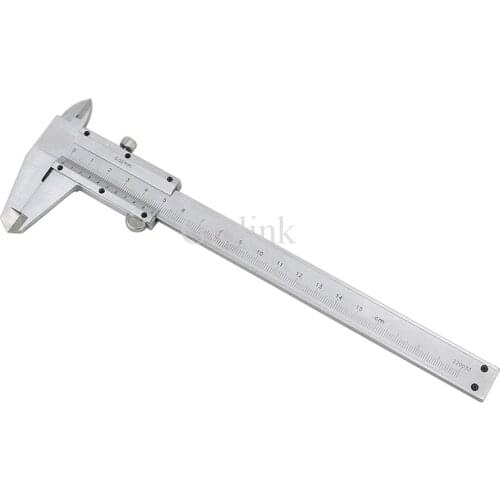 Vernier Caliper 0-150mm 0.02mm 6 inch High Carbon Steel Metric Micrometer Depth Gauges Measurement Tool