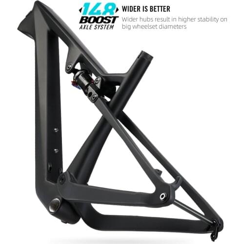 LEXON Suspension Carbon Frame 29er XC Bicicletas Mountain Bike Frame BB92 T1000 Carbon Mtb Frame Bicycle Frame 2 Year Warranty
