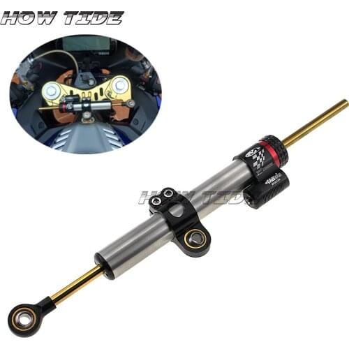 Universal Motorcycle Adjustable Steering Damper Stabilizer for MT 09 Tracer CB1000R CB500X Tracer 700 Suzuki GSXR 1000