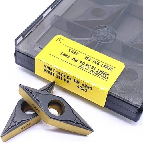 VBMT160404 VBMT160408 PM4225 Milling turning tool VBMT 160404 PM CNC Machine Blade Steel Processing Carbide Inserts Turning Tool