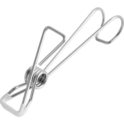Stainless steel clip hook hanger shoe rack non-marking small clip fixed clothes universal hook suitable for bathroom and kitchen