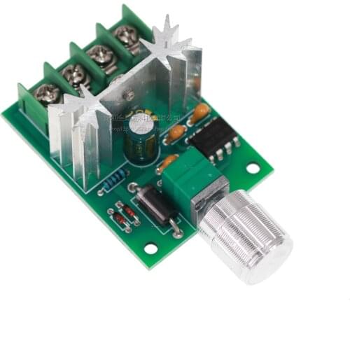 High Power 6A 6V-12V PWM No-Polarity DC Motor Speed Regulator Controller Board Speed Motor Control Switch Board