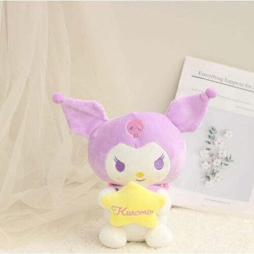 20CM plush doll KawaliMymelody Kuromi Cinnamoroll cartoon doll stuffed plush kawaii doll childrens toy birthday gift