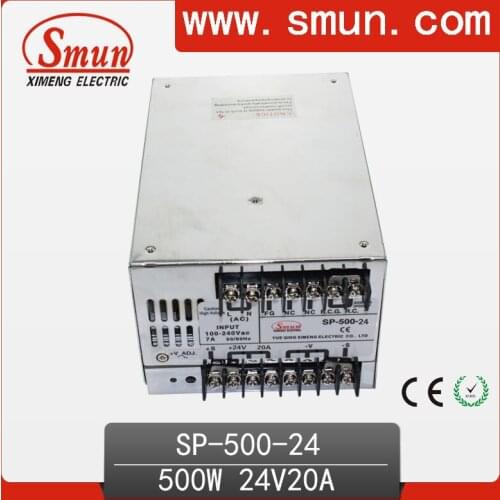 500W 24V With PFC Single Output Switching Power Supply With CE ROHS From China Supplier Industrial And Led Used