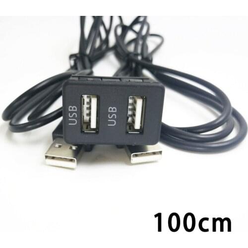 AUX Adapter Accessories Cable Car Flush Interior Mount Panel Parts Plastic