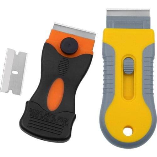Clean Razor Scraper Glue Removal Blade Glue Cleaner Remover Car Window Glass Oven Plastic Handle Razor Scraper Ceramic Tools