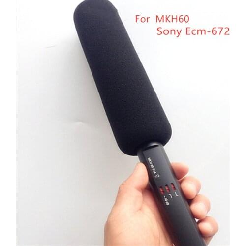 Foam Sponge Windscreen Cover for MKH60 SONY ECM-672 Sponge windshield cover for microphone diameter 22mm depth 180mm