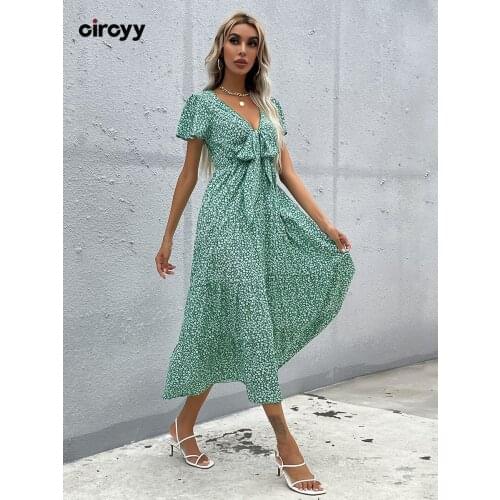 Circyy Summer Dresses With Sleeves