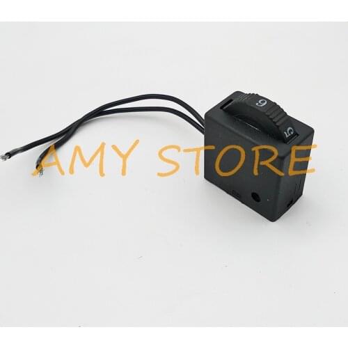 1Pc AC 230V 6(4)A, AC 120V 12(6)A, 5E4 Electric Power Tool Plastic Speed Controller Switch FA-8/1FE 6 Positions Color Randomly
