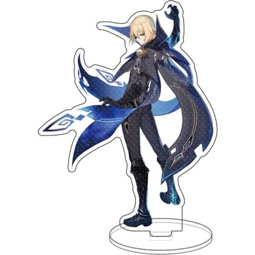 Game Genshin Impact Anime Yanfei Cosplay Stand Figure Ganyu Albedo Eula Acrylic Model Plate Desk Decor Great Gifts Hot Xmas Gift