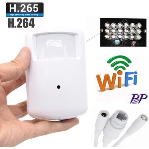 720P 960P 1080P 3MP 5MP Onvif HD Pir Style RTSP Wifi IP Security Wireless 940nm Night Vision Covert Camera Sd Card Slot&Audio