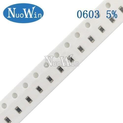 0603 SMD Resistor Kit 5% 10ohm to 910Kohm 80 values*25pcs=2000pcs Chip Resistor Assorted Samples kit