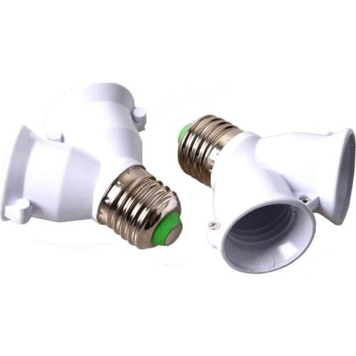 KSOL 2x E27 Adapter E27 to Dual Vis Bayonet Converter
