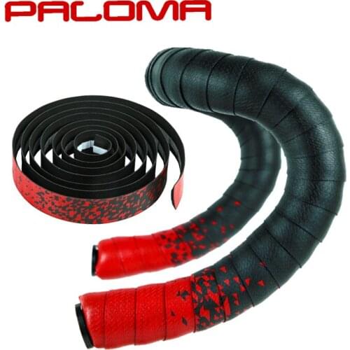 2pcs Handlebar Tapes Road Bike Tape Non-slip Cycling Racing handle bar Tape Belt Wrap With Bar Plugs Bicycle Accessories 215mm