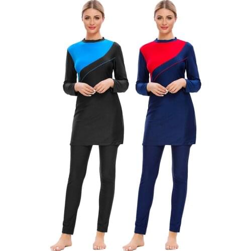 Islam Swimsuit Muslim Swimwear Women High Waisted Bathing Suits Swimwear Islamic Beach Wear Swimsuits Moslim badmode