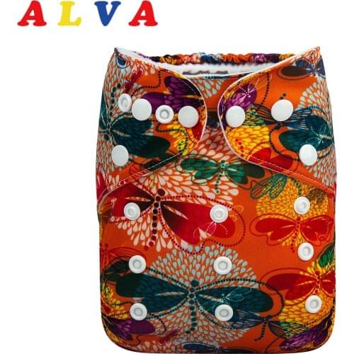 2020 Alvababy New Print Pocket Diaper for Baby with Insert