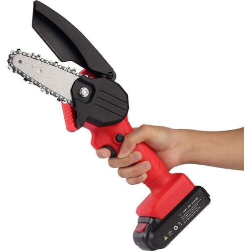 2PCS Lithium Battery Portable Electric Pruning Saw Rechargeable Small Electric Saws Woodworking Mini Electric Saw Garden Logging