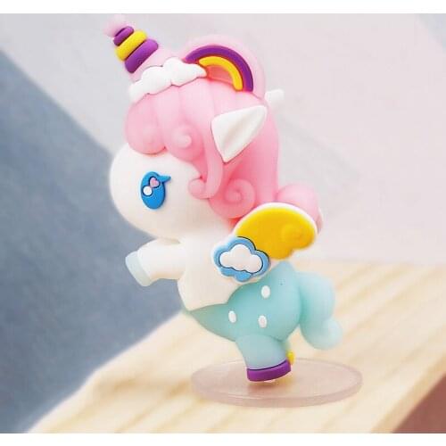 Rainbow Unicor Mysterious Blind Box Surprise Bag Cute Cartoon Doll Trendy Toy Decoration Ornaments Collectible Girl Gift