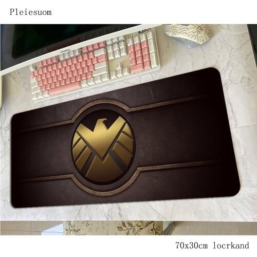 S.H.I.E.L.D mats 700x300x3mm Beautiful gaming mouse pad big keyboard mousepad Birthday notebook gamer accessories padmouse mat