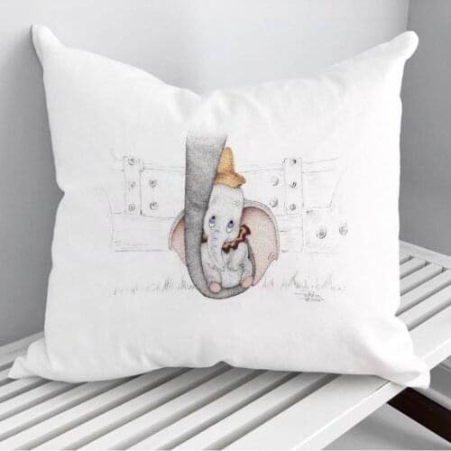 Baby Elephant Throw Pillows Cushion Cover On Sofa Home Decor 45*45cm 40*40cm Gift Pillowcase Cojines Dropshipping