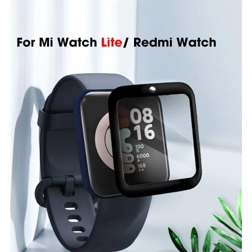Soft Fibre Glass Protective Film Cover For Xiaomi Mi Watch Lite Smartwatch Screen Protector Redmi Watch