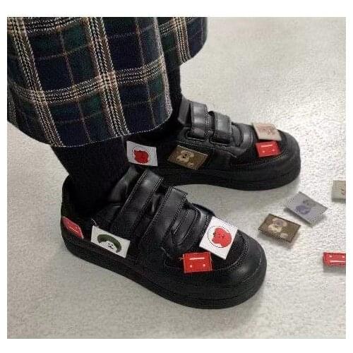 2021 Summer Fashion New Round Head Platform Vulcanize Casual Sports Shoes Women Cartoon Kawaii Lolita Sneaker