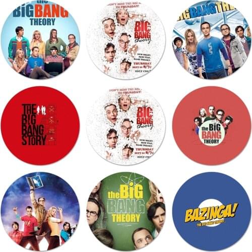 The Big Bang Theory Sheldon Lee Icons Pins Badge Decoration Brooches Metal Badges For Backpack Decoration