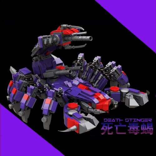 2019 new arrive diy moc 880+pcs Multi-legged Mech Death Toxic Membrane Beast Series building block toys for children gifts