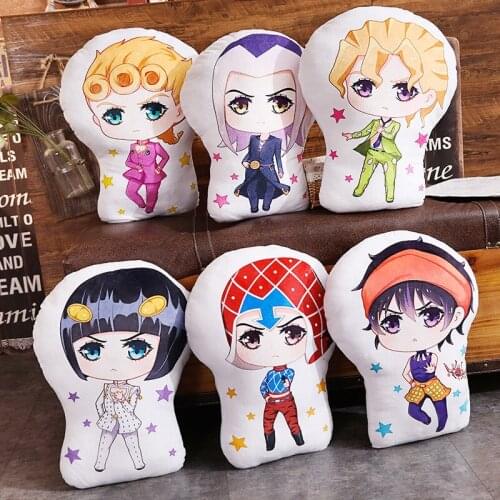 2020 Animation Game Cartoon Pillow Cushion Hot Sale Boys Toys Cosplay Anime Figures Plush Toys Plush Toy Bizarre Adventure