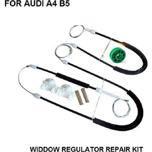 FREE SHIPPING OE#8D0837461 CAR PARTS FOR AUDI A4 B5 WINDOW REGULATOR REPAIR KIT FRONT LEFT 1994-2001 NEW