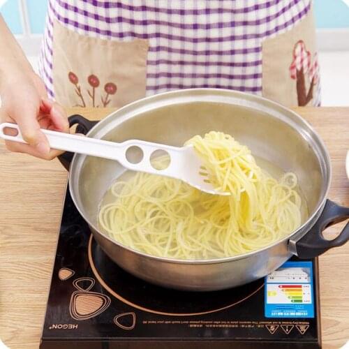 Household Plastic Anti-hot Lo Mein Spoon Fondue Colander 3Pcs/Lot Noodles Spaghetti Spoon