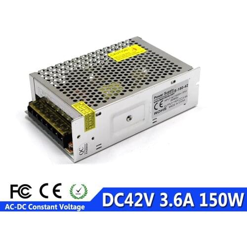 Power Supply Switching DC42V 3.6A 150W Transformer AC-DC Power Adapter For CNC Machine DIY CCTV 3D Printer Stepper Motor